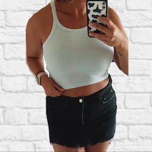 Cute light blue princess polly tank